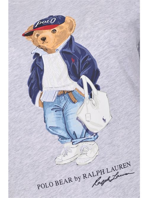 T-shirt Polo Bear in jersey di cotone POLO RALPH LAUREN | 211A96261001